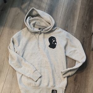 Muerte Get Money Gray Hoodie with Logo Patch
